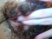 Preview 5 of PinkMoonLust likes it so hot she BREATHES HARD wet from shower wap horny hairy e slut whore ready