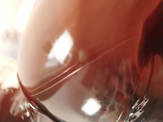 Latex Rubber Selfie Video with Facesitting desires. Arya Grander fetish model_and Mistress.