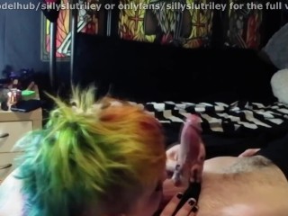 big titty goth girl gives skinny nerd with big_dick the BEST sexof his life! intense, vocal, kinky