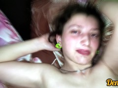 подборка обильного заливания спермой лица и волос милой школьнице она любит много спермы - Screenshot 8 of 16 - Facial