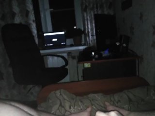 Артем сосет сам себе дрочит ногами лижет ноги self suck autofellatio self footjob