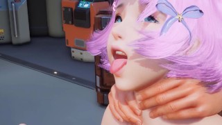 3D Hentai : Sexo anal hardcore con cara de Ahegao sin censura