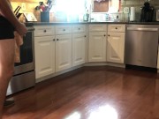 Preview 1 of HOUSESITTING III - PISSING ALL OVER THE KITCHEN FLOOR!!