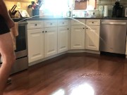 Preview 2 of HOUSESITTING III - PISSING ALL OVER THE KITCHEN FLOOR!!