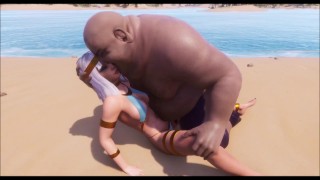 Fat ugly guy fucks egyptian princess (Wildlife animation)
