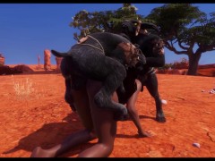 GANGBANG compilation featuring Maya (Wildlife 3d animation)