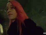 Preview 2 of GERMAN SCOUT - CRAZY PINK HAIR LATINA GIRL LILIAN I EYE ROLLING ORGASM I PICKUP SEX