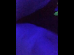 Glowing nails, LED lights makes me feel sexy af