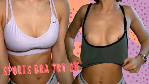 Sports Bra Try-On Haul | PetitTits