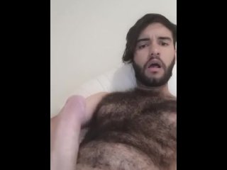 Hairy Latino Shows Cock