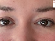 Preview 2 of saying I LOVE YOU repeatedly with a close up of just my eyes for 1:11 mins - glimpseofme