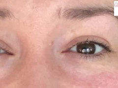 saying I LOVE YOU repeatedly with a close up of just my eyes for 1:11 mins - glimpseofme