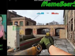 Gamer Slut streams CoD on twitch then fucks herself silly!