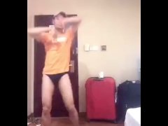 Chinese TikTok porn star having fun in quarantine hotel