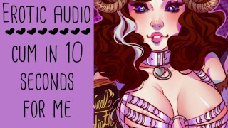 Semen en 10 segundos - ASMR Erótico Audio MSub Orgasm Control | Domme Lady Aurality