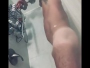 Preview 5 of MUSCLE DUDE JERKING HIS COCK IN SHOWER