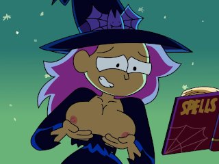 spooky, witch, parody, cartoon