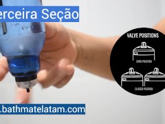 Como usar o Bathmate HYDROMAX - Guia rápido passo a passo