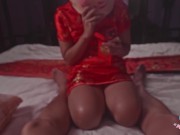 Preview 3 of Thai couple has sex in Chinese new year theme - ChaitongYingpeant