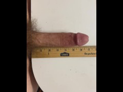Big Cock Measuring and Play