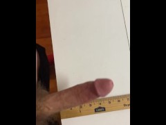 Big Cock Measuring and Play