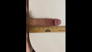 Big Cock Measuring and Play