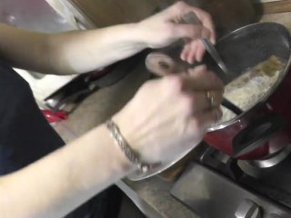 Nude Cooking DuBarry. In Kitchen Mommy_Milf in Shirt No Panties in Stockings StilettoHeels Prepares