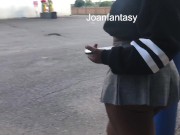 Preview 4 of Flashing my ass and pussy at the Carwash
