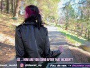 Preview 1 of Fuck me in Park for Cumwalk - Public Agent Pickup Russian Student to Real Outdoor Sex / Kiss Cat