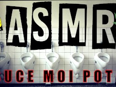 JOI-ASMR Français / Mon Pote me SUCE dans les WC d'une TEUF