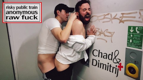 straight guys anonymous risky public train toilet raw fuck