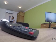 Video LOAN4K. Crazy sex on the desk in office for necessary money