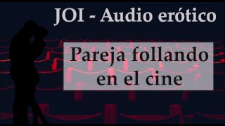 Hidden In The Cinema JOI In Spanish