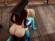 Preview 2 of Samus Aran X Violet Par Grown Up ( Futa X Fem, Anal, Missionary, Doggy, Riding, Lifting, Prone)