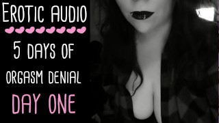 JOI Femdom Lady Aurality Orgasm Control & Denial ASMR Audio Series DAY 1 OF 5