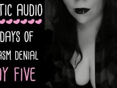 Orgasm Control & Denial ASMR Audio Series - DAY 5 OF 5 (Audio only | JOI FemDom | Lady Aurality)