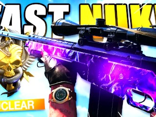 Fast SNIPING ONLY Nuclear! (Black Ops Cold War)