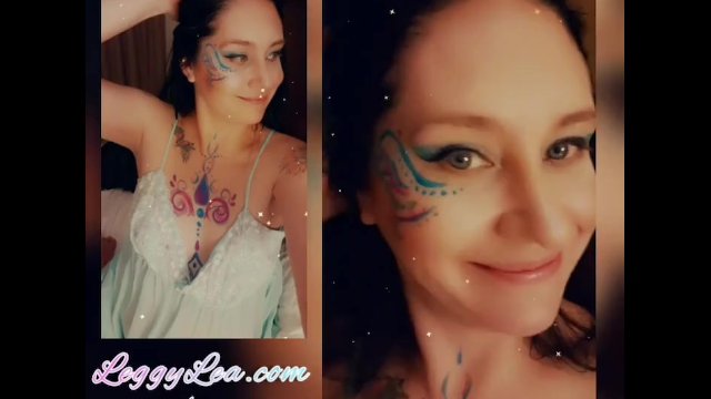Body paint tease