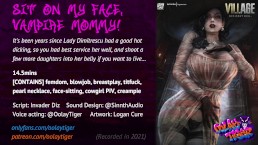 [RESIDENT EVIL] Lady Dimitrescu - Sedni si mi na obličej, upíří mámo! | Erotická audio hra od Oolay-Tiger