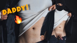 Du willst es? Hot Straight Daddy masturbiert vor der Kamera für Onlyfans