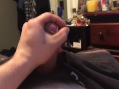 Big dick young stud jacking off
