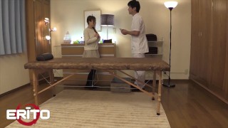 Busty beauty gets fucked by masseuse
