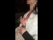 Preview 1 of Amateur slut wife let stranger guy touch her public