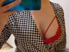 Сексуальные большие сиськи, скинула обнаженку из примерочной - Screenshot 5 of 16 - Boobs