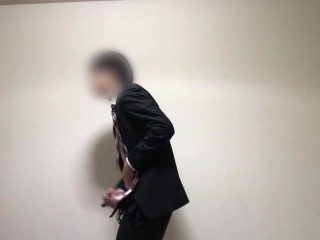 College Students Wear Suits and Masturbate