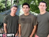 ActiveDuty - Exciting & Raw Threeway With The New Twinky Guy!