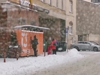 Teaser. Lithuanian Girl Masturbating in the Car in City Center. Lietuvaite Zaidzia Masinoj