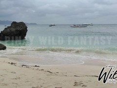 Video Malibog na Misis Kinantot ng Tourguide sa Boracay - Pinay Viral Outdoor Public Beach Sex