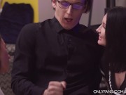 Preview 6 of Nerdy boy was caught masturbating while preparing for exams