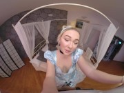 Preview 1 of Petite Blonde Jenny Wild As CINDERELLA Fucking You In VR Porn